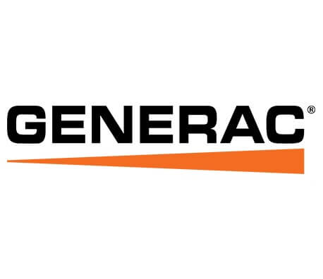 Generac logo with orange underline